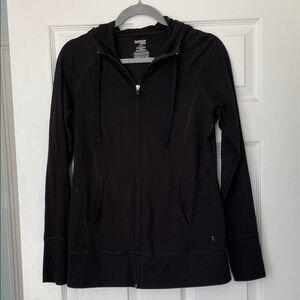 Danskin Now Black Zip-Up Hoodie